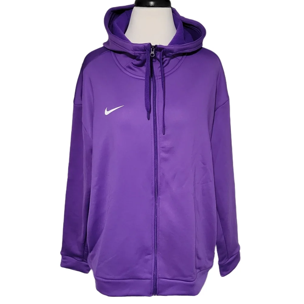 Nike Thermal Full Zip Purple Jacket Women's Size Large